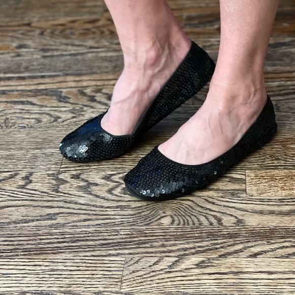 Steve Madden Sequin Ballet Flats - Picture 2 of 7
